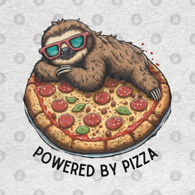 Sloth Life: Powered by Pizza 🍕 by JollyCoco